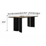 Load image into Gallery viewer, Minimalist Luxury Dining Table Natural Marble Grain Stone Tabletop