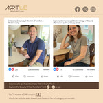 Load image into Gallery viewer, Modern Round Dining Table with Solid Wood Base and Ceramic Stone Top