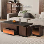 Load image into Gallery viewer, Modern Lift-Top Multifunctional Coffee Table with Storage & Dining Function