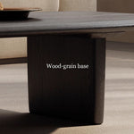 Load image into Gallery viewer, 51.1'' Modern Black Irregular-Shaped Coffee Table