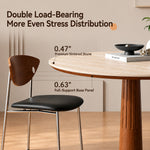 Load image into Gallery viewer, 31.49" Modern Round Meeting Table Walnut Wood Veneer Pedestal Base Compact Dining & Conversation Table