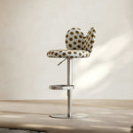 Load image into Gallery viewer, Modern Upholstered Adjustable Bar Stool with Petal Back 1 Piece