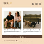 Load image into Gallery viewer, 101.4'' Convertible Sofa Bed Three Seater Olive Green Upholstered Tufted Cushion Modern Curved Arm Modular Design