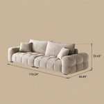 Load image into Gallery viewer, Modern Tufted Chenille Sofa with Deep Adjustable Seating