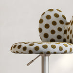 Load image into Gallery viewer, Modern Upholstered Adjustable Bar Stool with Petal Back 1 Piece