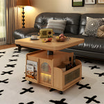 Load image into Gallery viewer, Modern Adjustable Lift-Top Coffee Table with Foldable Extendable Mobile Design