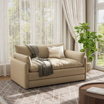 Load image into Gallery viewer, 66'' Convertible Folding Sofa Chair One-Click Bed Soft Sponge Padding Modern Minimalist Style