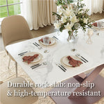 Load image into Gallery viewer, 59" to 70.8" Elegant Extendable Dining Table with Sculptural Cross-Base