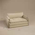 Load image into Gallery viewer, 66'' Convertible Folding Sofa Chair One-Click Bed Soft Sponge Padding Modern Minimalist Style