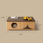 Load image into Gallery viewer, Modern Wooden Pet Friendly Storage Cabinet Coffee Table and TV Stand Set with Multi Functional Design