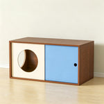 Load image into Gallery viewer, Modern Modular Storage Cabinet Pet Friendly Sideboard Multi Functional Cabinet