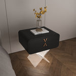 Load image into Gallery viewer, Modern Smart Nightstand with X-Base Acrylic Legs & Motion Sensor LED Light