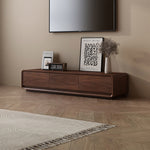 Load image into Gallery viewer, 70.2'' Modern Low Profile TV Stand Wooden Media Console with Drawers