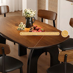 Load image into Gallery viewer, 50.7" Versatile Extendable Dining Table Round to Oval Conversion