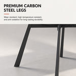 Load image into Gallery viewer, Modern Curved Dining Chair Set of 2 with Upholstered Seat & Carbon Steel Frame