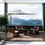 Load image into Gallery viewer, Boho Rattan Accent Chair with Cushioned Seat and Open-Weave Design