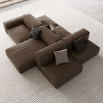 Load image into Gallery viewer, Modern Modular Top-Grain Leather Sectional Sofa