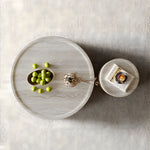 Load image into Gallery viewer, Modern Faux Travertine Round Coffee Table Set Minimalist Stone Texture Nesting Accent Tables