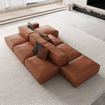 Load image into Gallery viewer, Modern Modular Top-Grain Leather Sectional Sofa