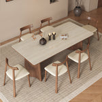 Load image into Gallery viewer, Modern Rectangular Dining Table with Sintered Stone Top
