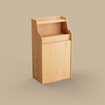 Load image into Gallery viewer, 69" Rattan Cabinet Murphy Dining Table Set with USB Charging