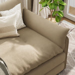 Load image into Gallery viewer, 66'' Convertible Folding Sofa Chair One-Click Bed Soft Sponge Padding Modern Minimalist Style