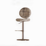 Load image into Gallery viewer, Modern Adjustable Swivel Bar Stool Green Polka Dot Upholstered Counter Chair 1 Piece