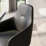 Load image into Gallery viewer, Stain Resistant Faux Leather Dual Color Modern Accent Dining Chair 1 Piece