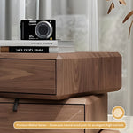Load image into Gallery viewer, Modern Rotating Nightstand with 3 Spacious Drawers