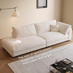 Load image into Gallery viewer, Modern Velvet Sofa Deep Seat Asymmetrical Design Removable Cover Couch