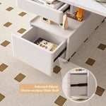 Load image into Gallery viewer, Modern Multifunctional Foldable Coffee Table with Wheels & 2 Stools