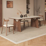 Load image into Gallery viewer, Modern Rectangular Dining Table with Sintered Stone Top