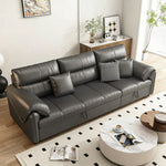 Load image into Gallery viewer, Modern Faux Leather Sofa Bed Convertible Sleeper with Pull Out Design Pet Friendly