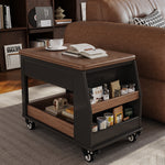 Load image into Gallery viewer, Lift Top Coffee Table with Hidden Storage and Rolling Wheels Modern Multifunctional Design for Living Room