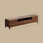 Load image into Gallery viewer, Modern Wooden TV Stand Low Profile Media Console with Drawers & Open Storage