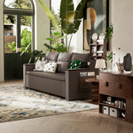Load image into Gallery viewer, 83'' 3-Seater Pull-Out Sleeper Sofa with Storage & USB Port