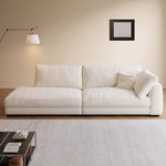 Load image into Gallery viewer, Modern Velvet Sofa Deep Seat Asymmetrical Design Removable Cover Couch