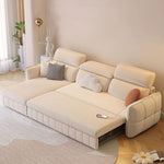 Load image into Gallery viewer, Modern Velvet Sofa Bed with USB Charging & Storage Chaise Convertible Sleeper Couch