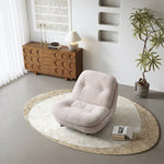 Load image into Gallery viewer, Modern Low Lounge Chair with Plush Cushioning and Rounded Silhouette