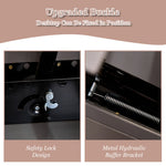 Load image into Gallery viewer, Sintered Stone Lift-Top Coffee Table with 2 Stools Modern 2-in-1 Dining and Work Table for Smart Living