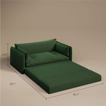 Load image into Gallery viewer, 66'' Convertible Folding Sofa Chair One-Click Bed Soft Sponge Padding Modern Minimalist Style