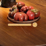 Load image into Gallery viewer, 50.7" Versatile Extendable Dining Table Round to Oval Conversion