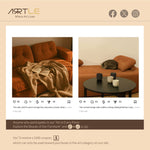 Load image into Gallery viewer, 78.7&quot; Compressed Loveseat Sofa Wrinkle-resistant Corduroy Lightweight Double Seat for Multi-scene Use
