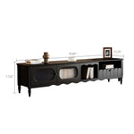 Load image into Gallery viewer, Walnut TV Stand Cabinet with Elegant Design and Spacious Storage Solutions
