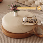 Load image into Gallery viewer, Round Artistic Coffee Table Sculptural Geometry Tiered Design Modern
