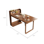 Load image into Gallery viewer, 62&#39;&#39;Foldable Multifunctional Dining Table Integrated Storage Solid Wood Texture Multi-Scene Fit
