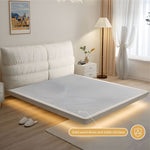 Load image into Gallery viewer, Modern Minimalist Bed with Elegant LED Lighting and Plush Upholstered Headboard for a Luxurious Bedroom Retreat
