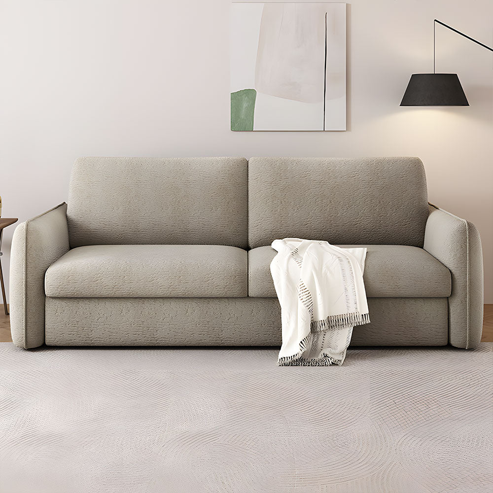 Modern Sofa Bed with 3.9-Inch Thick Foam Mattress