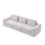 Load image into Gallery viewer, 97&#39;&#39;Modular Convertible Sofa Bed Sectional Adjustable Backrest Modern Minimalist Design
