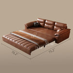 Load image into Gallery viewer, 89.7'' Cat Scratch-Resistant Sofa Bed Hidden Storage Convertible Design Durable Comfort

